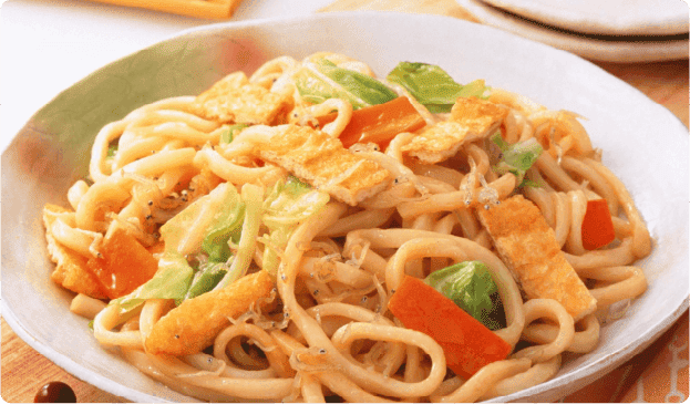 キャベツと油揚げの焼きうどん | イメージ画像