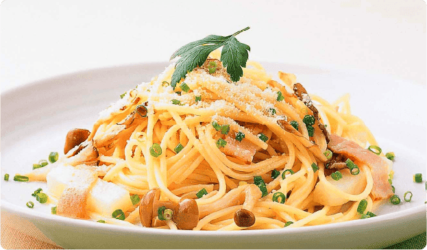 きのことシャキシャキ長いものパスタ | イメージ画像