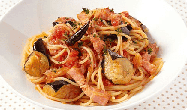 なすとベーコンのトマトソーススパゲッティ | イメージ画像