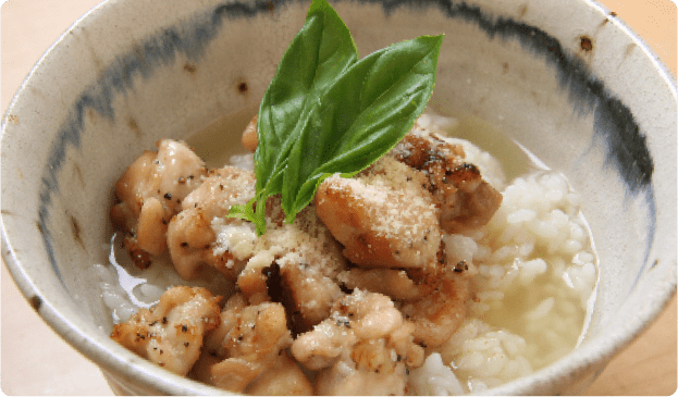 焼き鳥の洋風茶漬け | イメージ画像