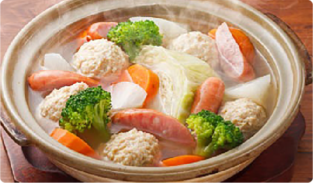 野菜が主役　洋風おでん鍋 | イメージ画像