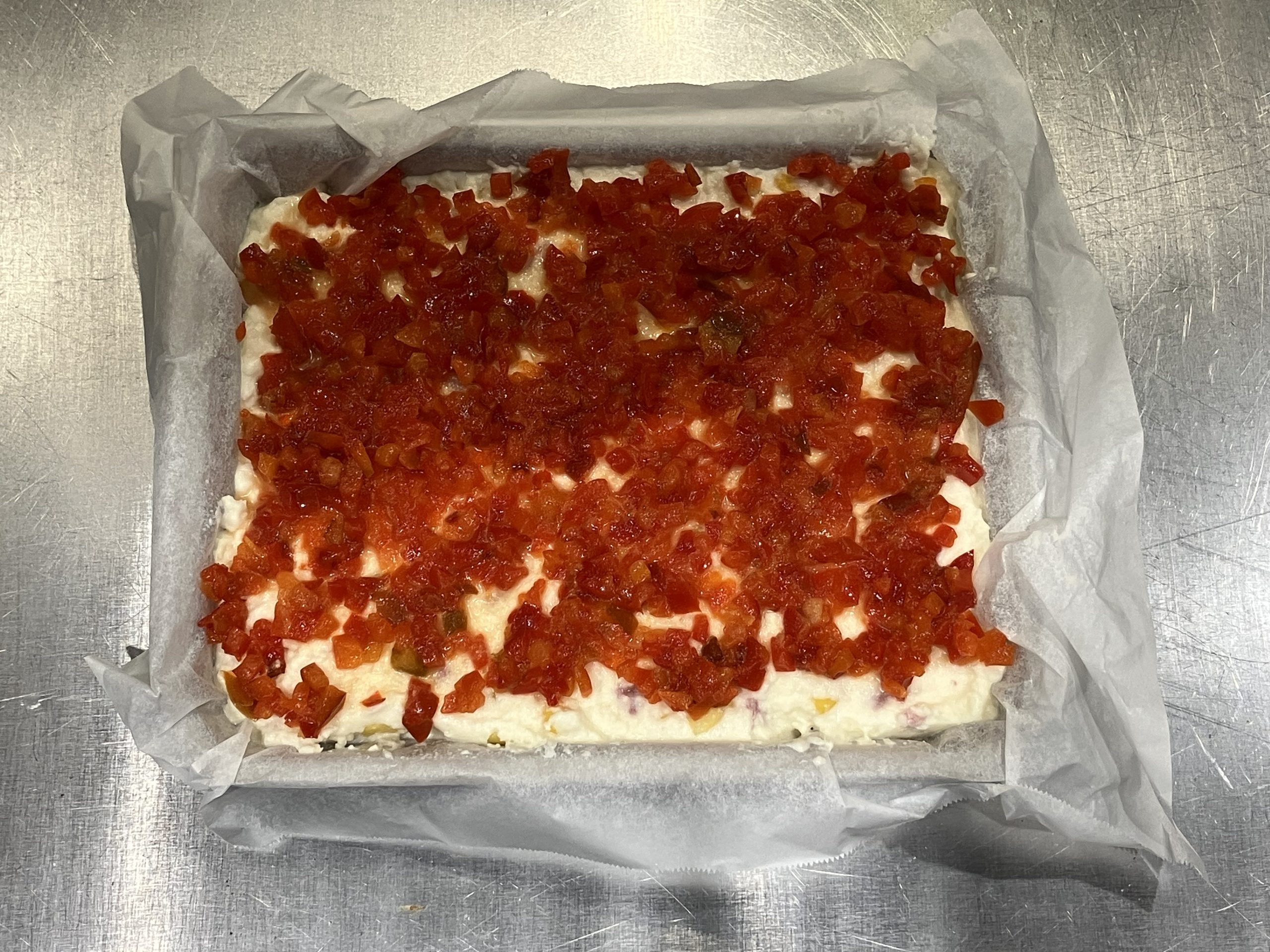 赤ピーマンのポテト詰め風作り方