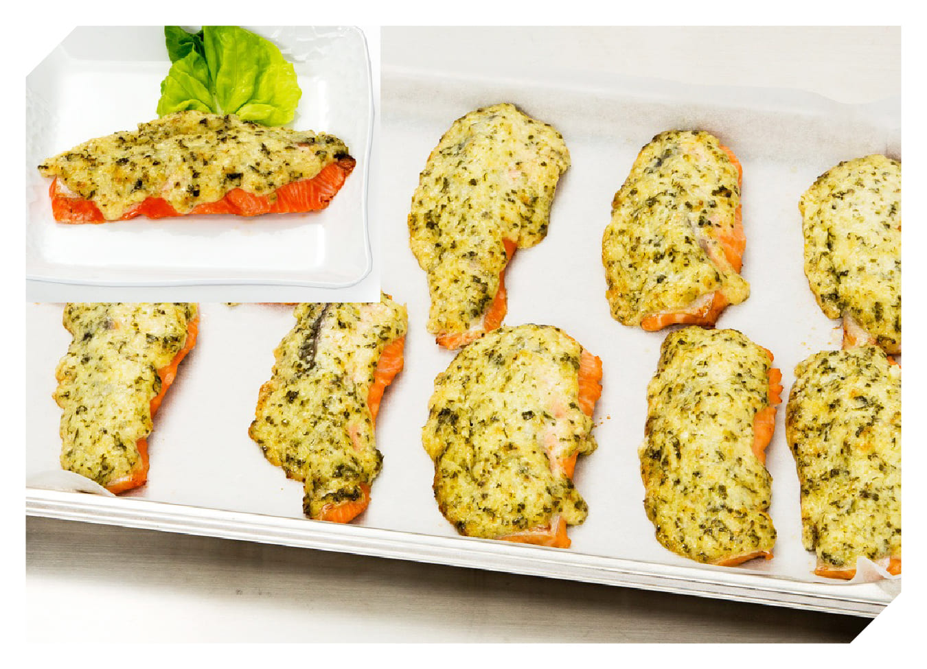 鮭のレムラードソース焼き＜スチコンレシピ＞ | 画像